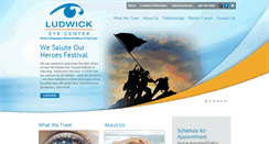 Desktop Screenshot of ludwickeyecenter.com
