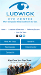 Mobile Screenshot of ludwickeyecenter.com